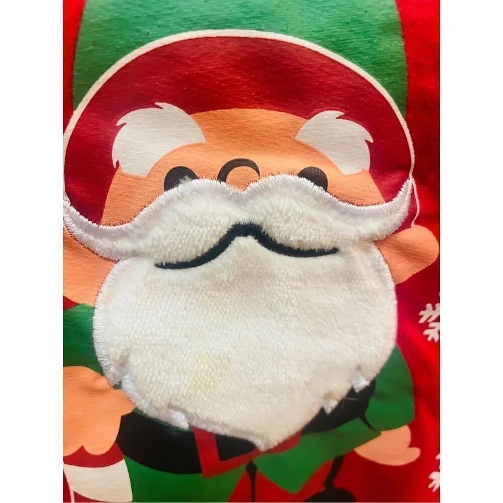 Unbranded Gnome “Gnope Not Today” Red Long Sleeve With Fuzzy Beard Christmas Sw Size XL - Image 8