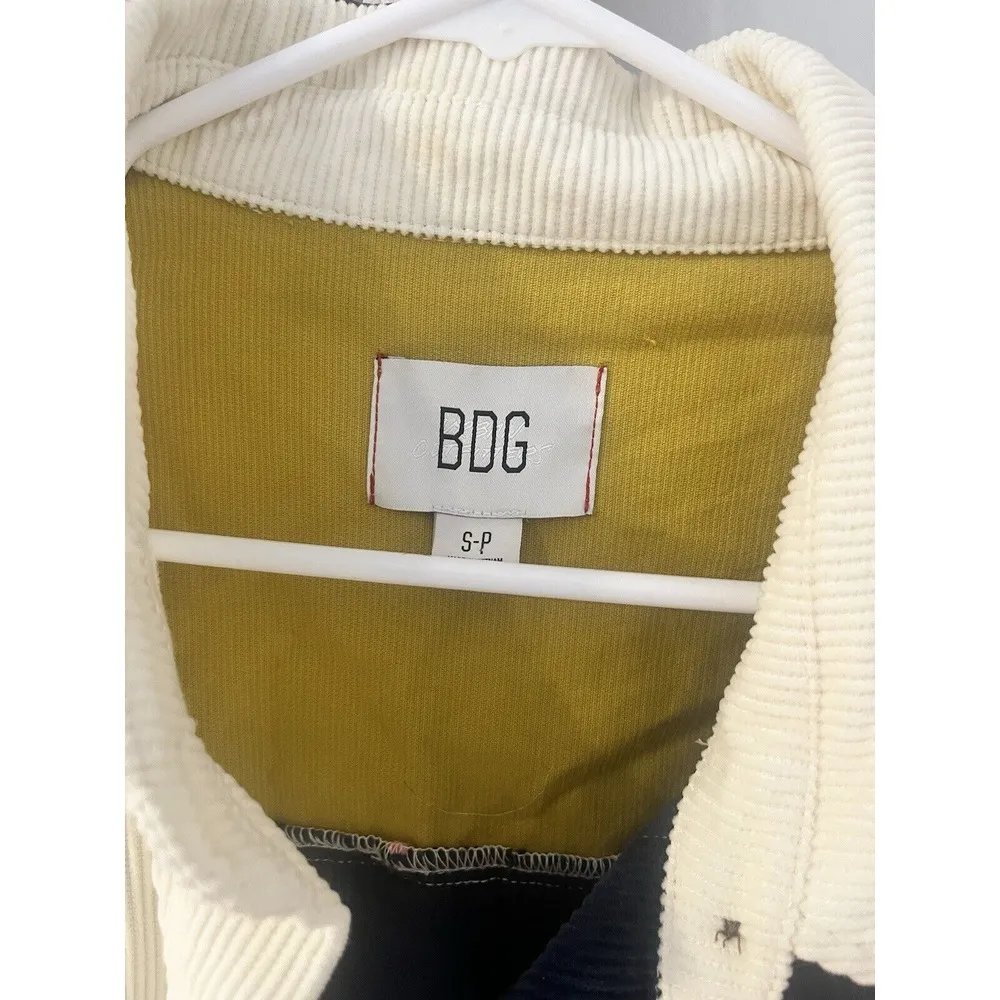 BDG Urban Outfitters Color Block Cotton Corduroy Shacket Size Small - Image 7
