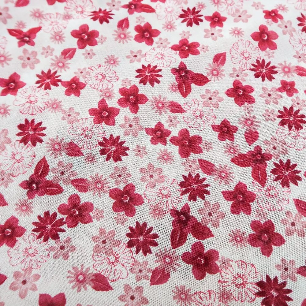 Vintage 90s Christopher & Banks Pink Reversible Floral Skirt - Image 7