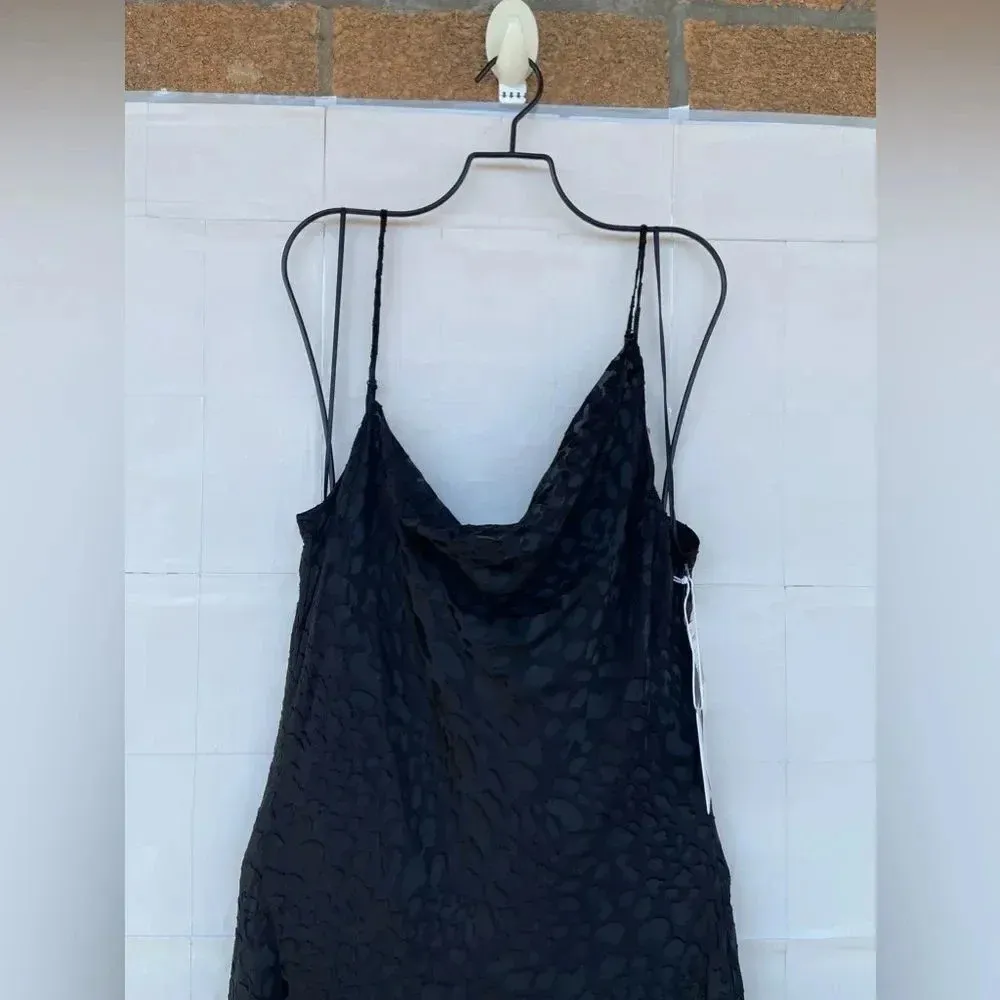 Good American Cowl Asymmetrical Dress 3/ large - Image 6