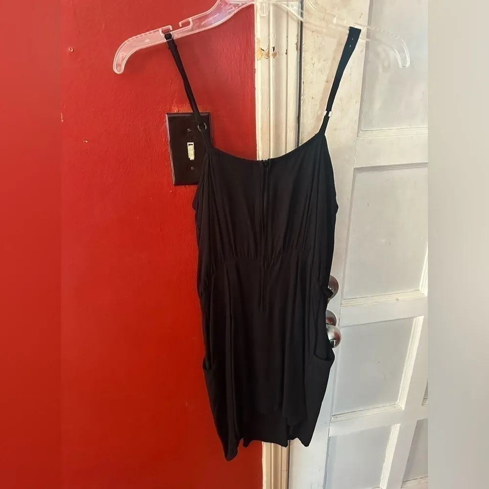 Lulu’s Black Sleeveless Y2K Black Mini Dress with Basket Weave Detailing - Image 6