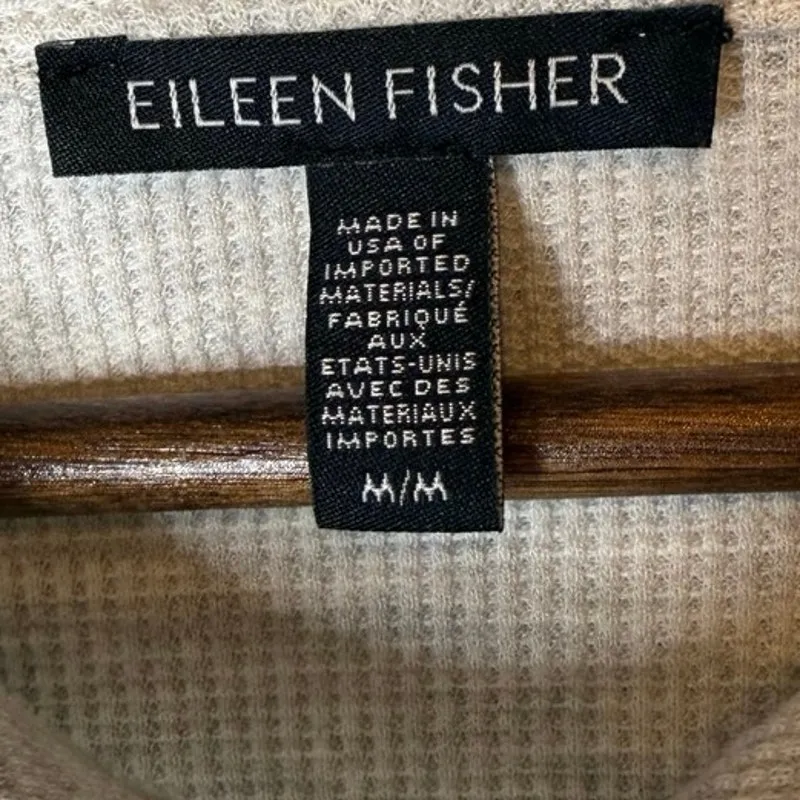 Eileen Fisher‎ Waffle Knit Hoodie - Image 4