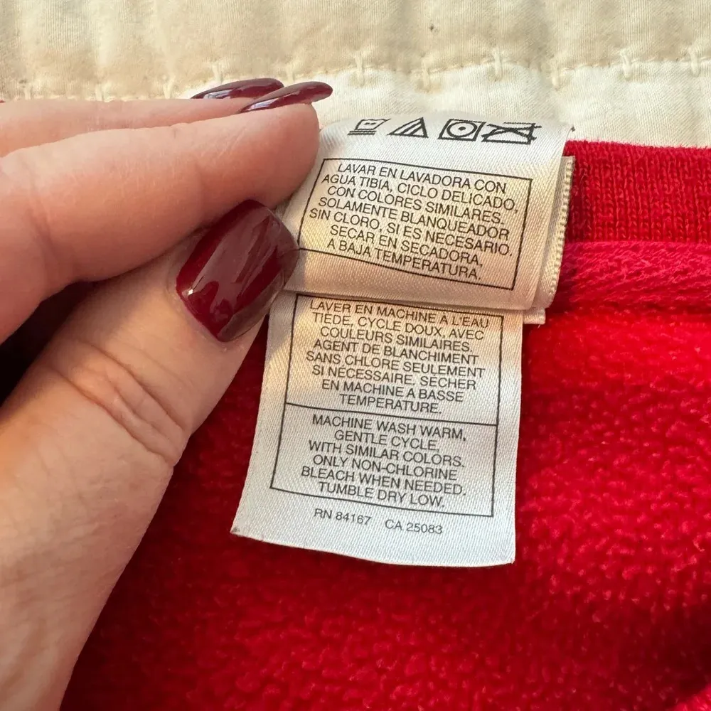 VTG 90s Disney Store Fleece Sweatshirt Mickey #28 Size XXL - Image 5