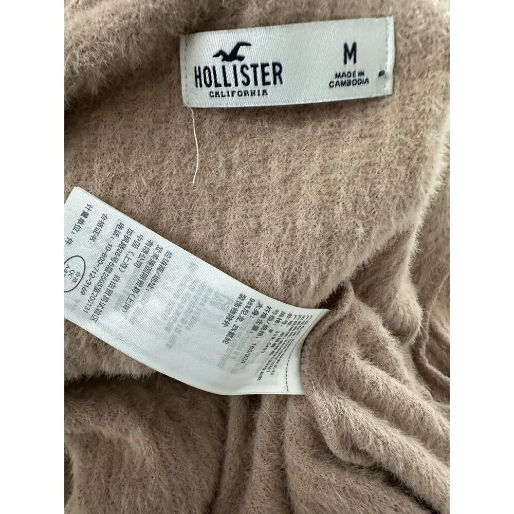 Hollister Camel Women's Sweater Size M - Image 4
