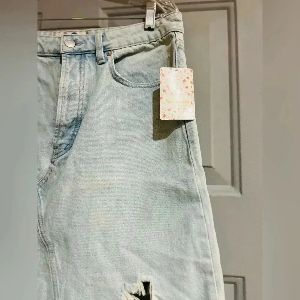 We the Free by Free People Going Rogue Patched Mini Skirt in Tidal Wave 29 - Image 7