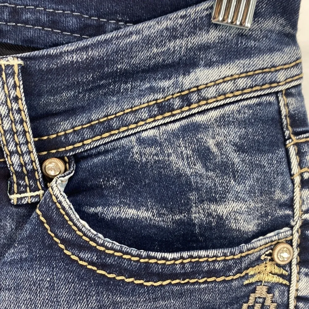 Aryia Lowrise bootcut tribal native Aztec southwestern embroidered jean western Size undefined - Image 6