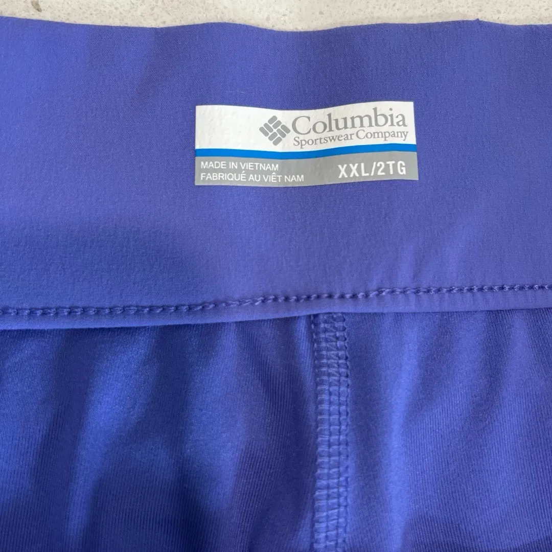 Columbia Womens XXL Blue Skort Walking Tennis Golf Pickleball Side Pockets - Image 5