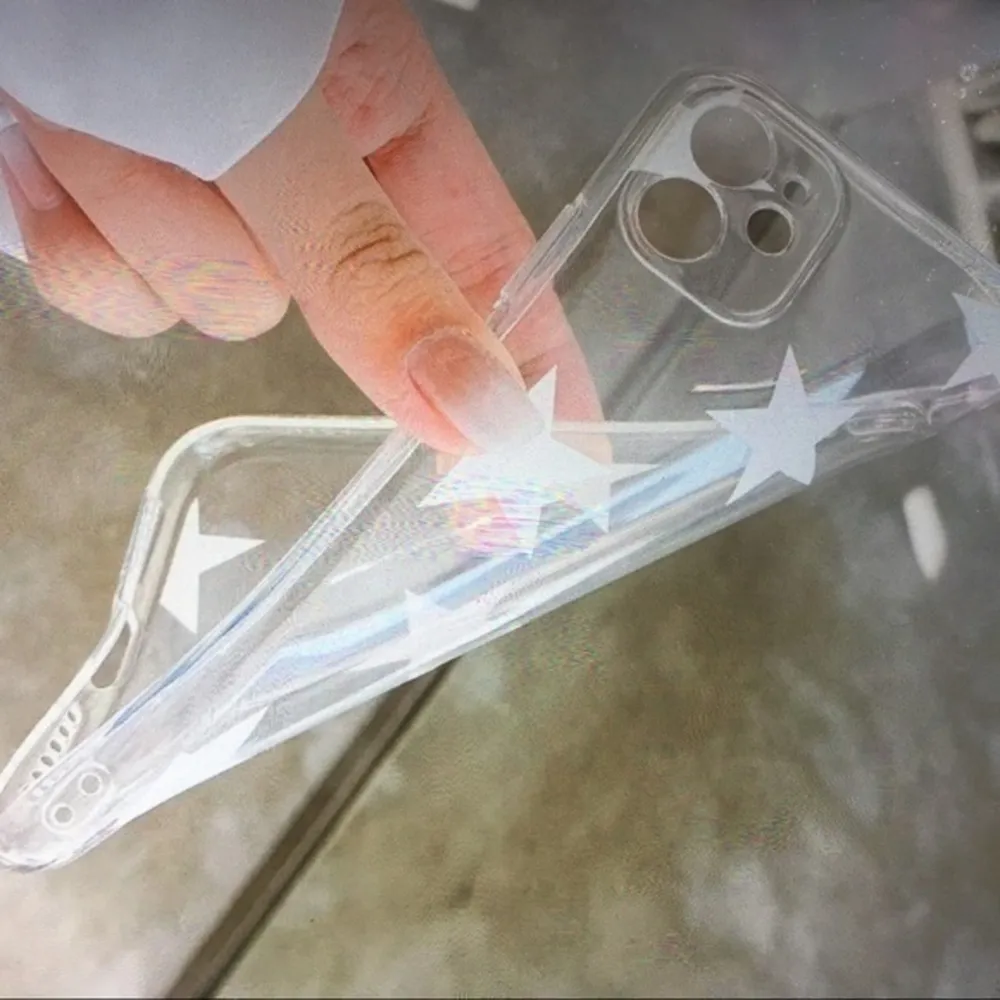 I phone 7p/8p transparent star print case - Image 5