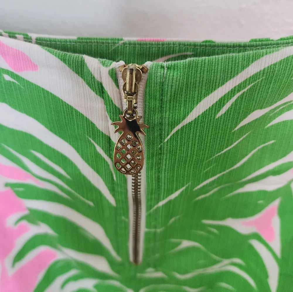 LILLY PULITZER Pineapple Flamenco Print TATE SKIRT - Image 3