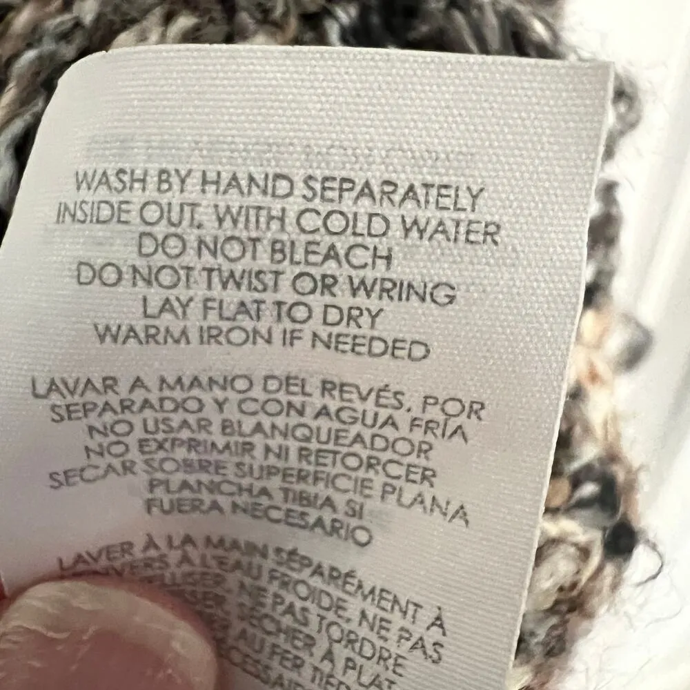 CAbi Ritz Knit Tweed Double Breasted Blazer Jacket Sweater Size M Career Button - Image 7