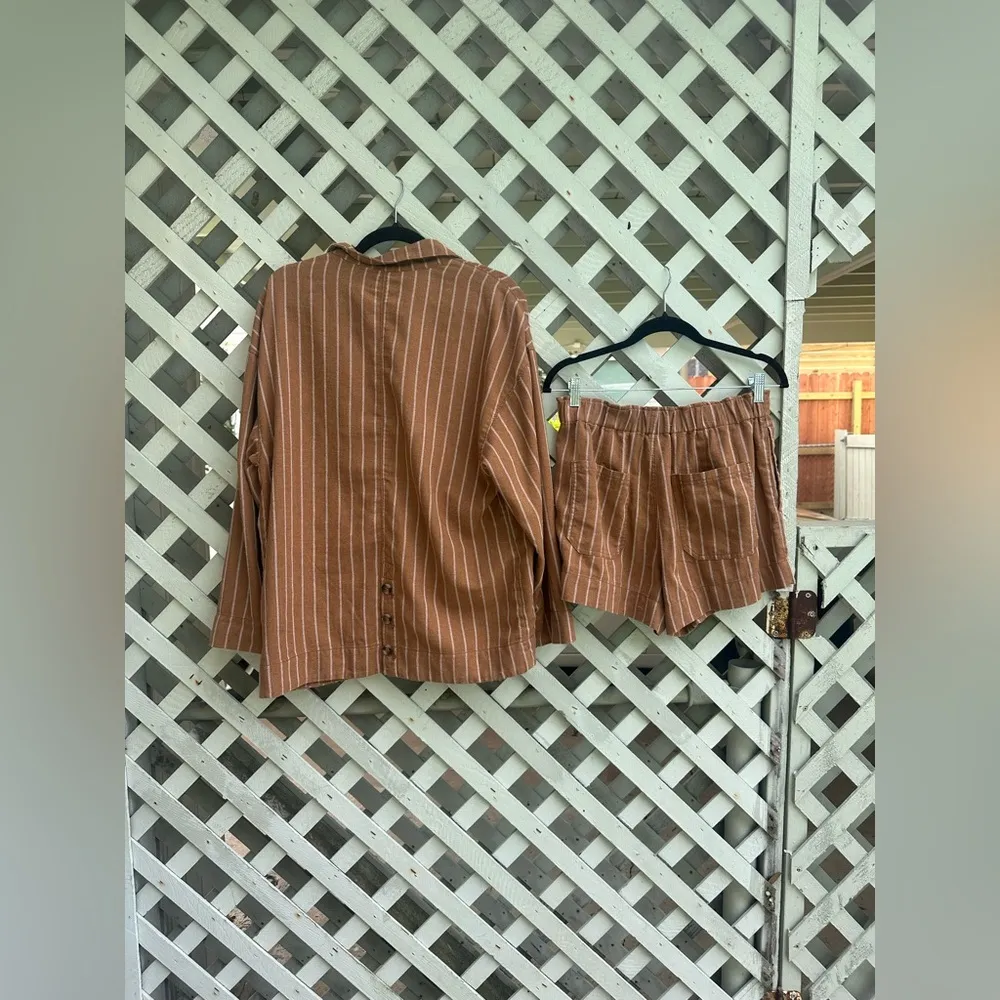 Free people stripped blazer set - Image 2