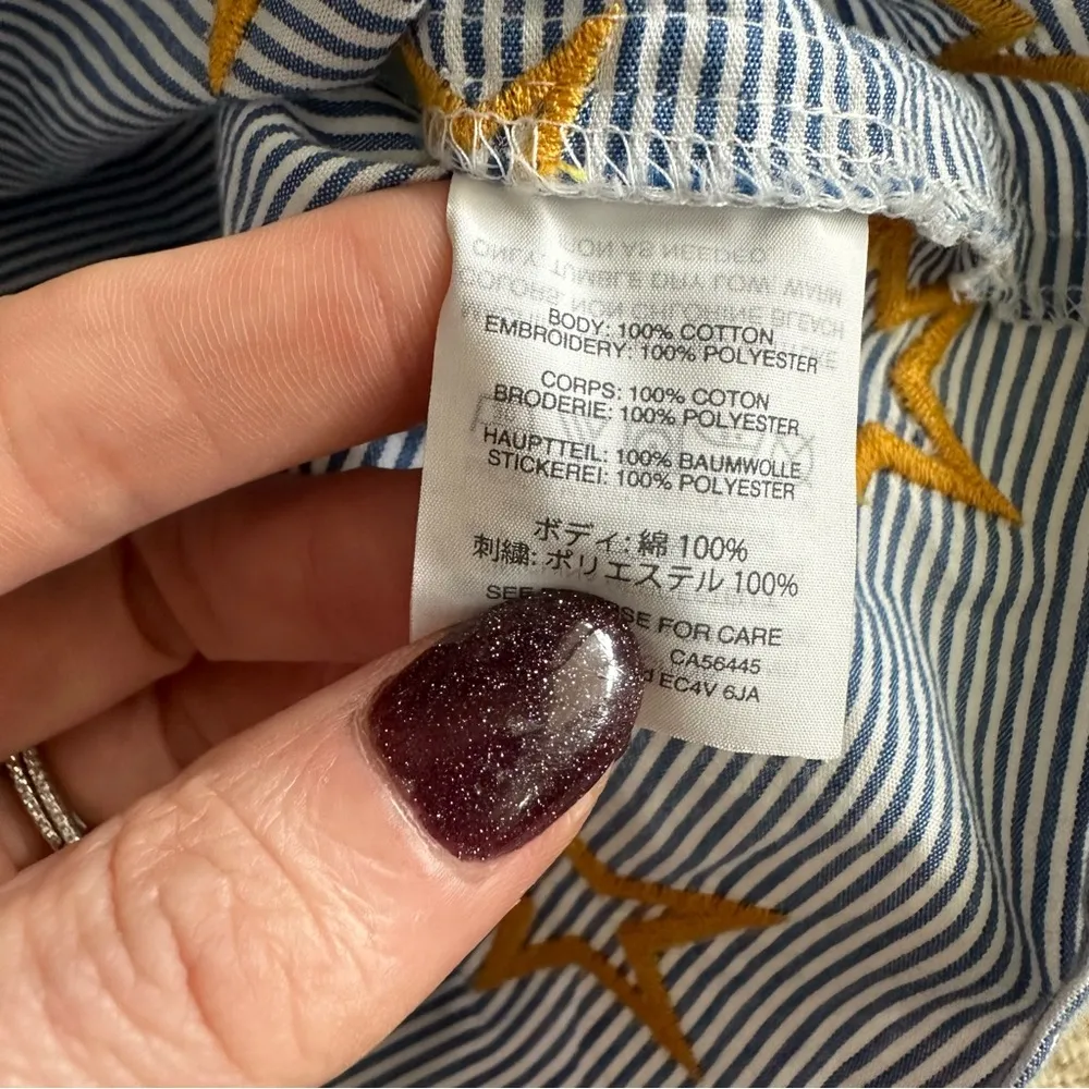 Madewell Star Embroidered Striped Shirt - Image 7