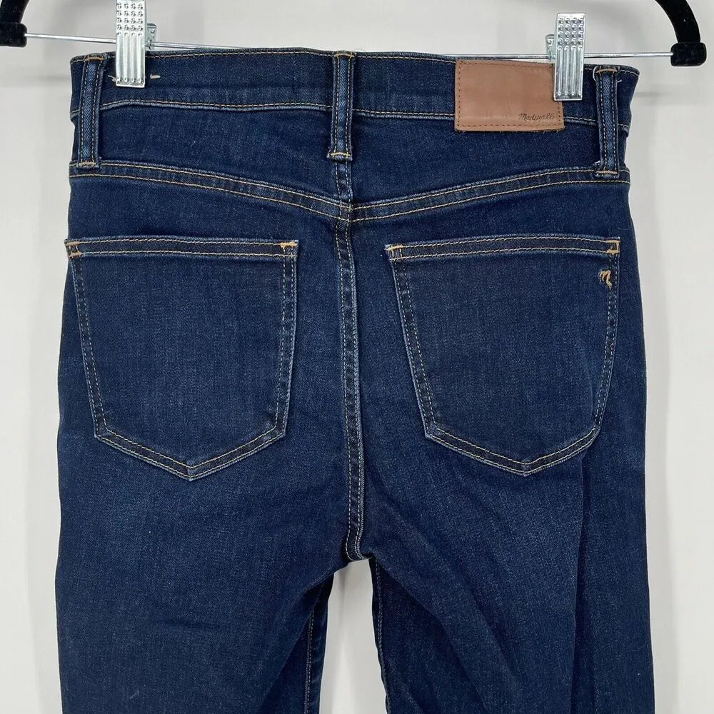 Madewell 9" Mid-Rise Skinny Jeans Larkspur Wash TENCEL Denim Edition Size 26 - Image 8