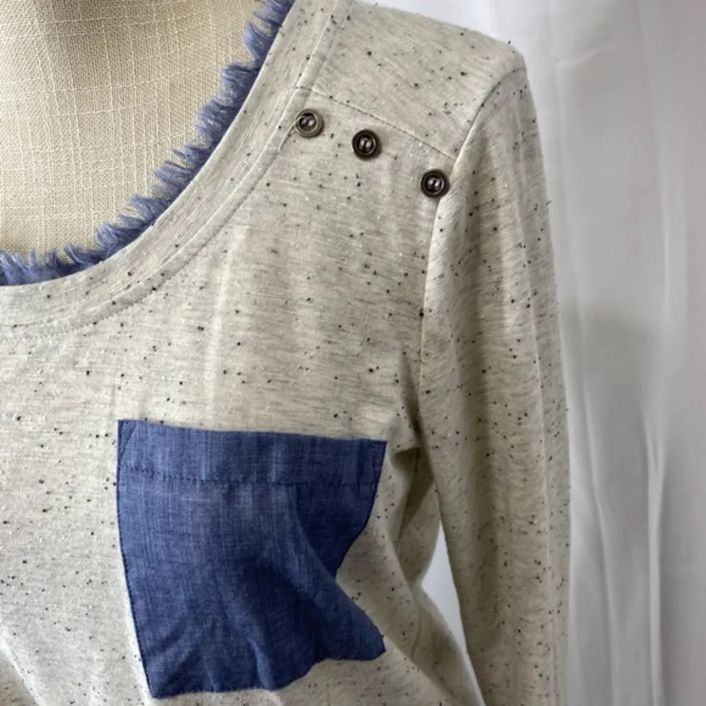 BD Collection chic boho l/s top size large - Image 6