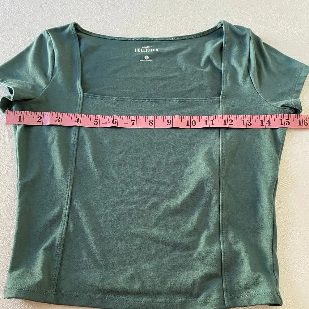 Hollister + Out From Under Baby Tee Bundle XXS–S | Y2K Ribbed Tops - Image 12