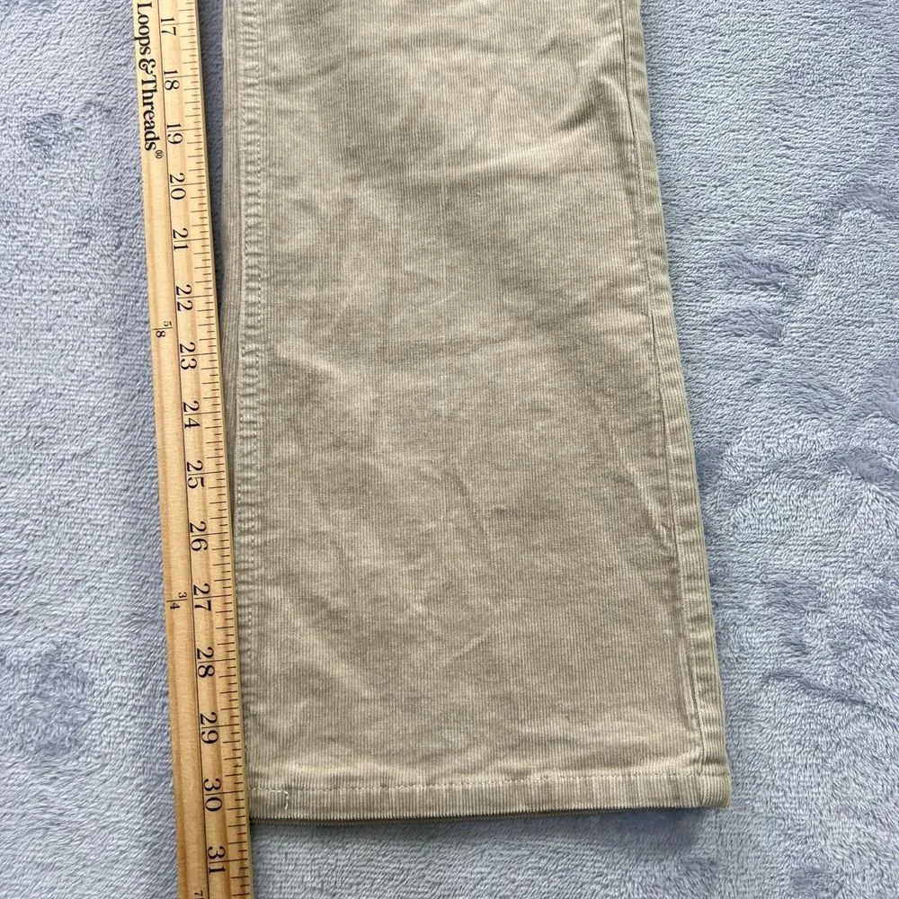 Mountain Khakis Pants Womens 12R Beige Classic Fit Canyon Corduroy‎ Straight Leg Tan Size 12 - Image 8