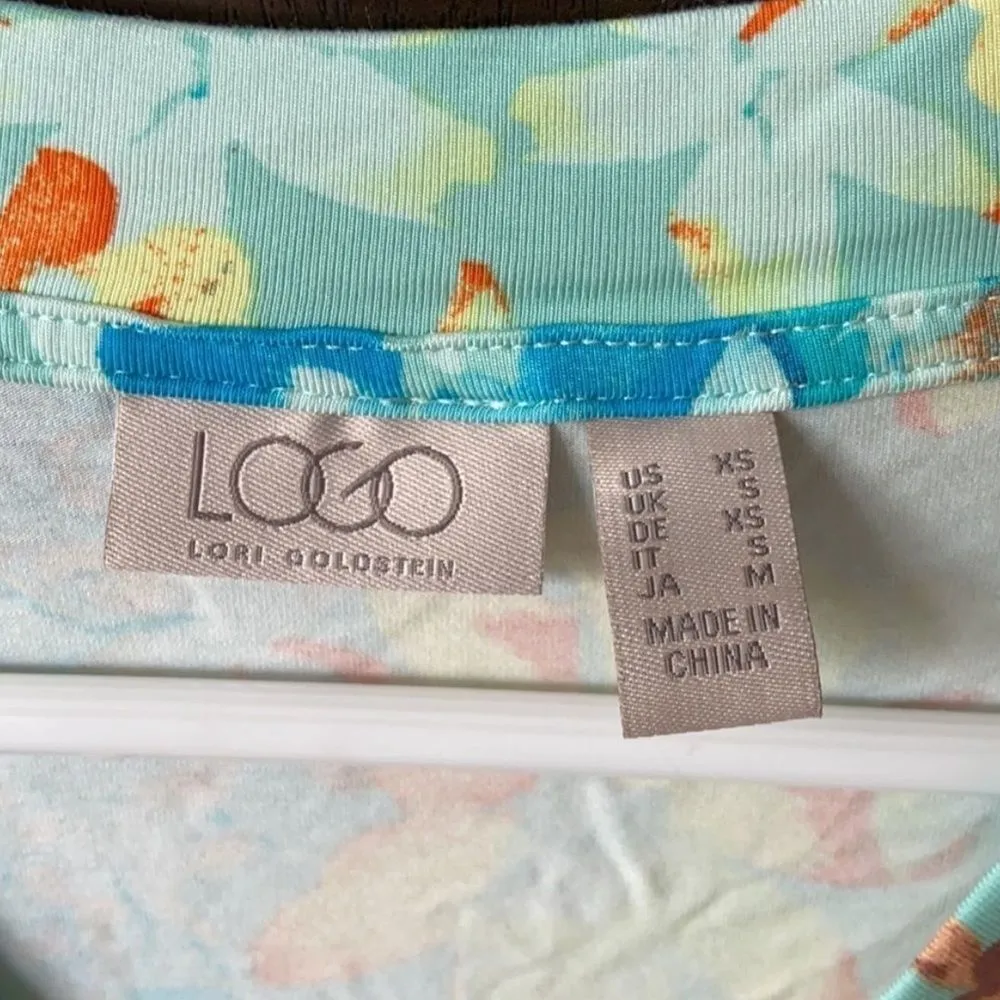 Like new LOGO Lori Goldstein top - Image 3