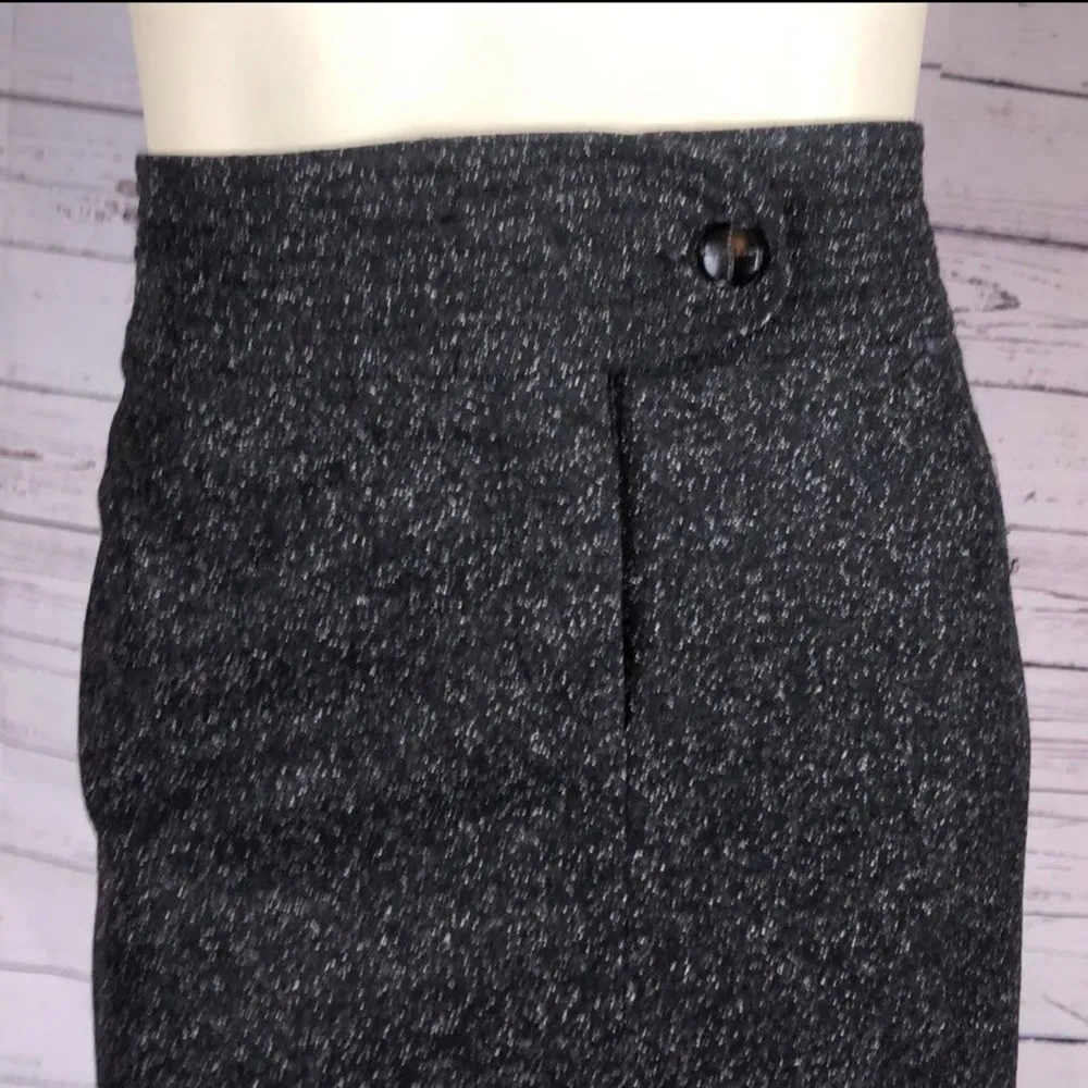 Vintage Hand knit open front green vest size medium - Image 11