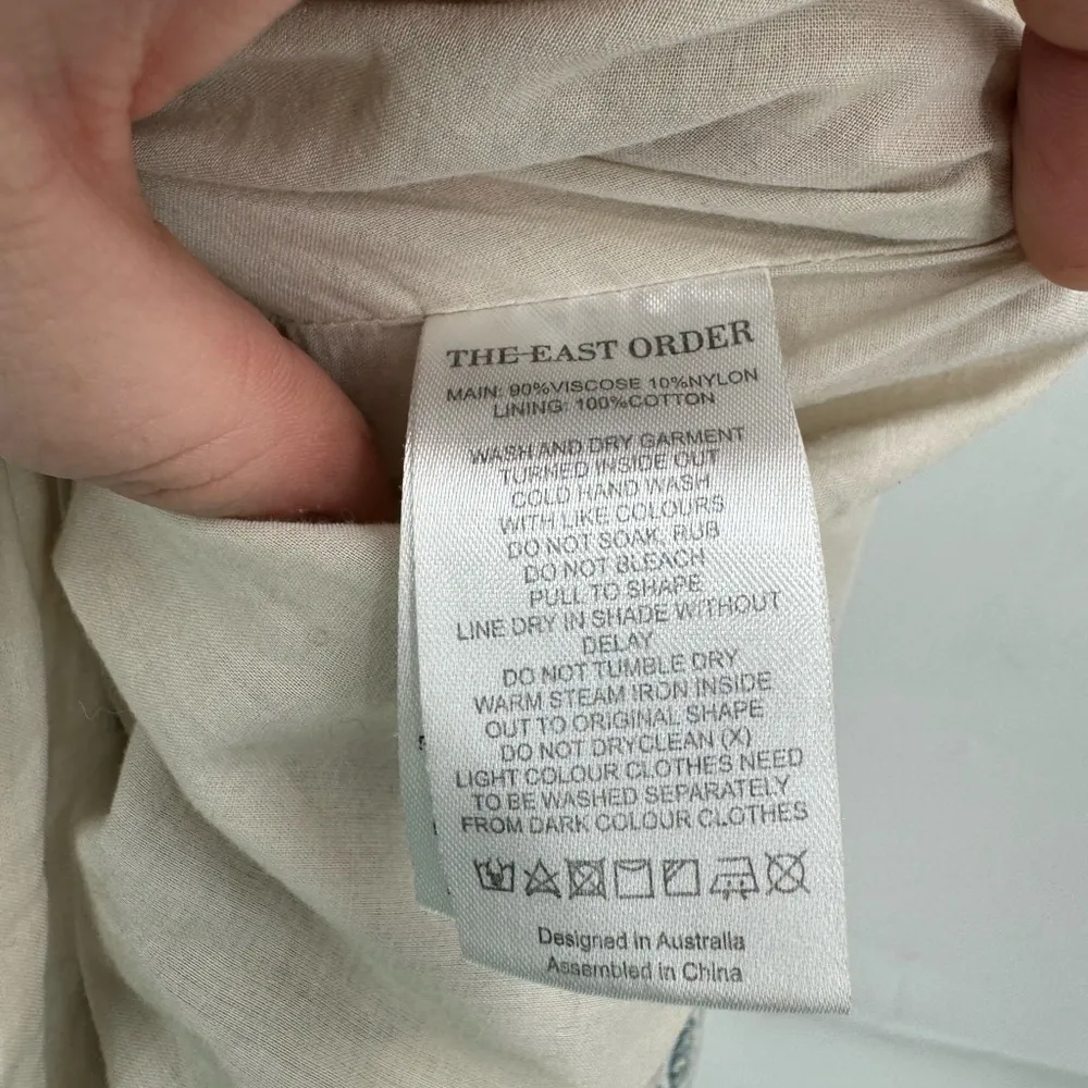 The East Order Alix Bohemian Paisley Floral Tiered Women XS RTR $169 Mini Dress - Image 10