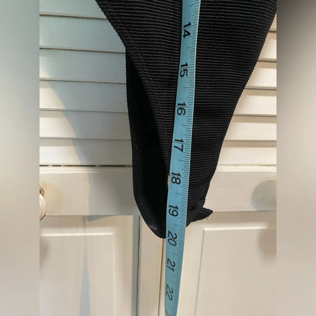 Bozzolo Black Ribbed‎ Bodysuit - Image 5