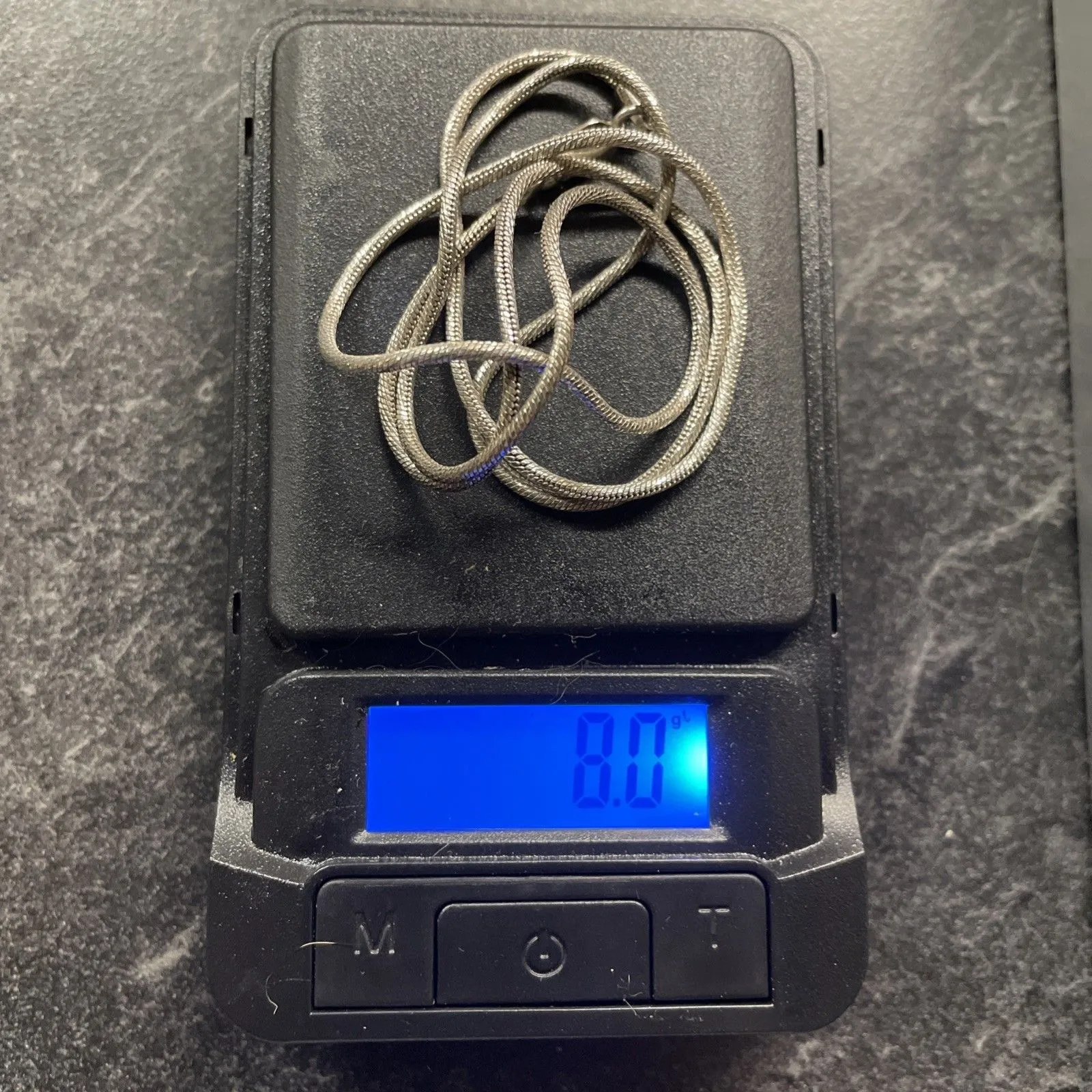 Karizia Sterling Silver Snake Chain Necklace 20" Marked KA 1772 Italy 925 - Image 10