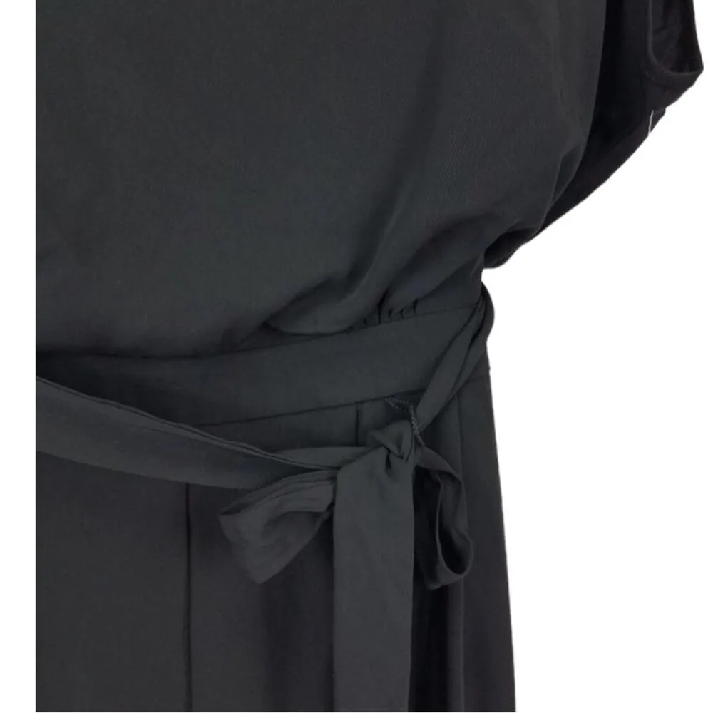 Eliza J Wide Leg Cap Sleeve Jumpsuit Black 14 NWT - Image 7