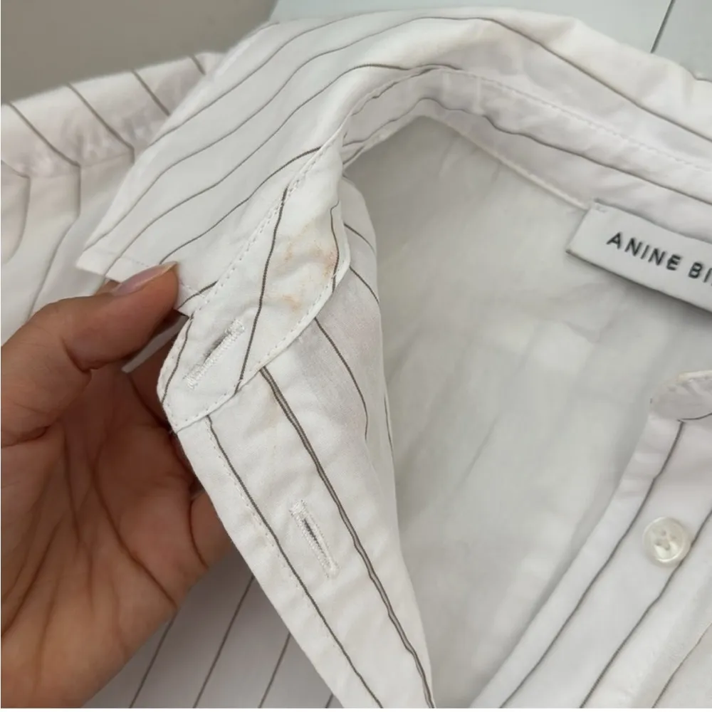 Anine Bing Chrissy Striped Cotton Shirt - Image 8