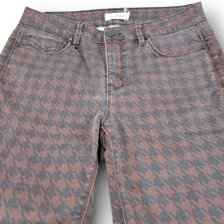 Unpublished Jeans Size 30 Women's Skinny Jeans Stretch Houndstooth Pattern Faded - Image 3