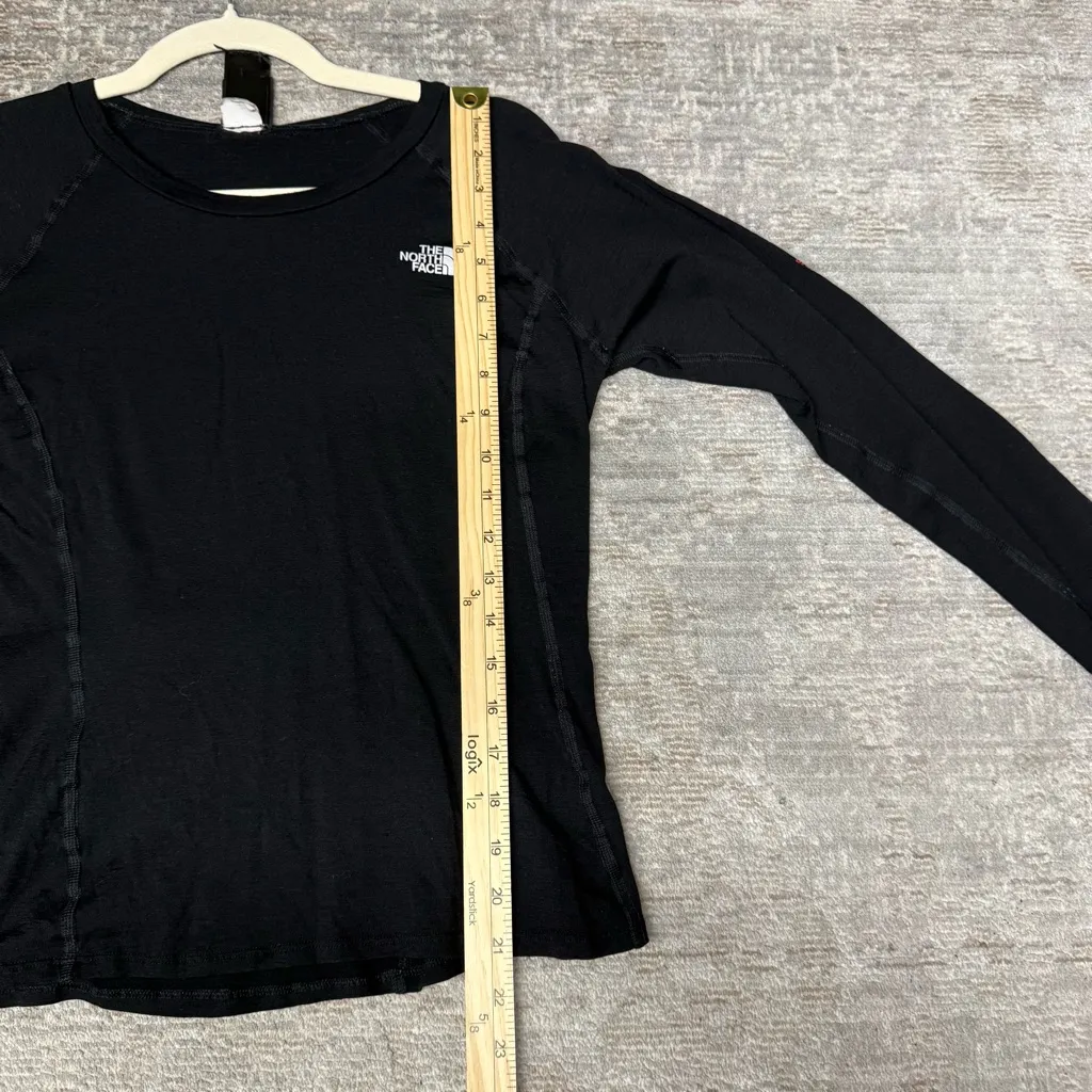 The North Face Womens Summit Series Jet Black Long Sleeve Base Layer Thumb Holes - Image 11