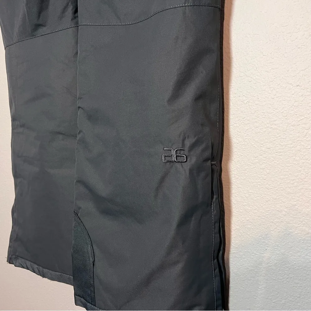 Arctix Snowpants Grey Gray Pull on Size Large Button Zip Pockets Lined - Image 8
