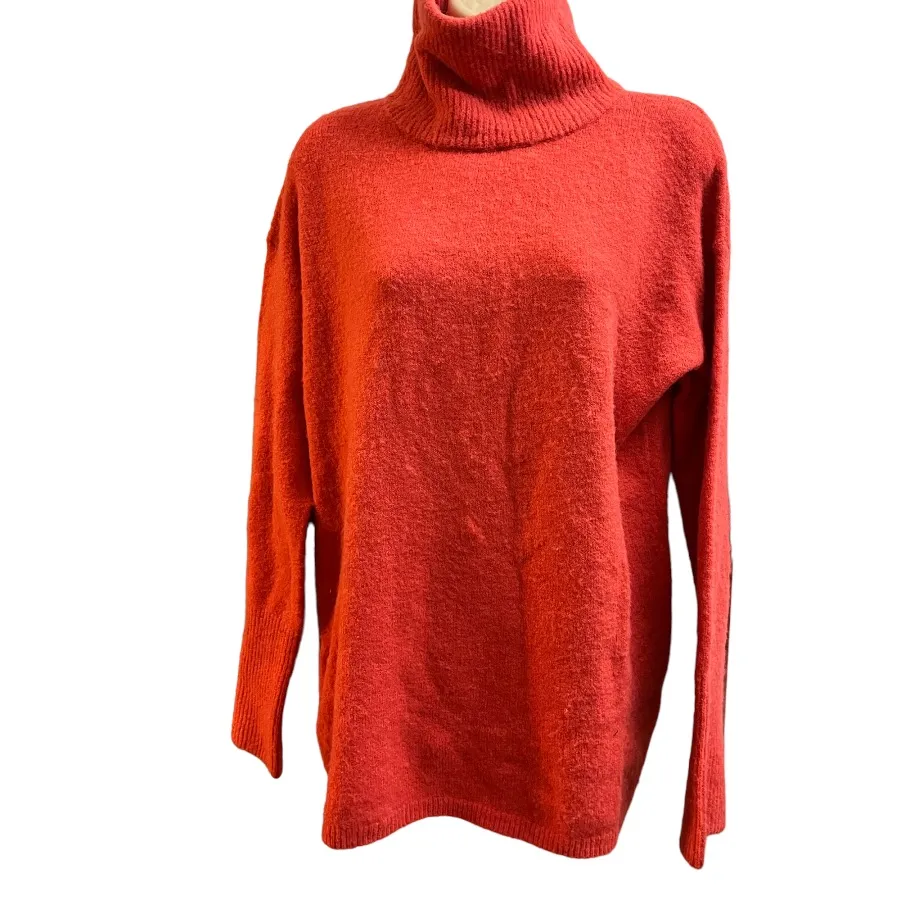 Something navy Womens turtleneck sweater Sz M - Image 3