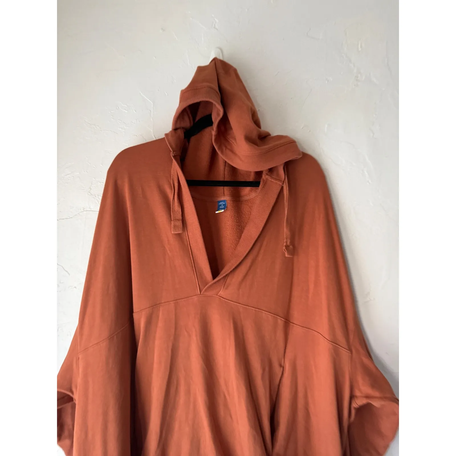 Old Navy Oversized Hoodie Sweatshirt Women Rust Orange Plus 3X Casual Comfort - Image 3
