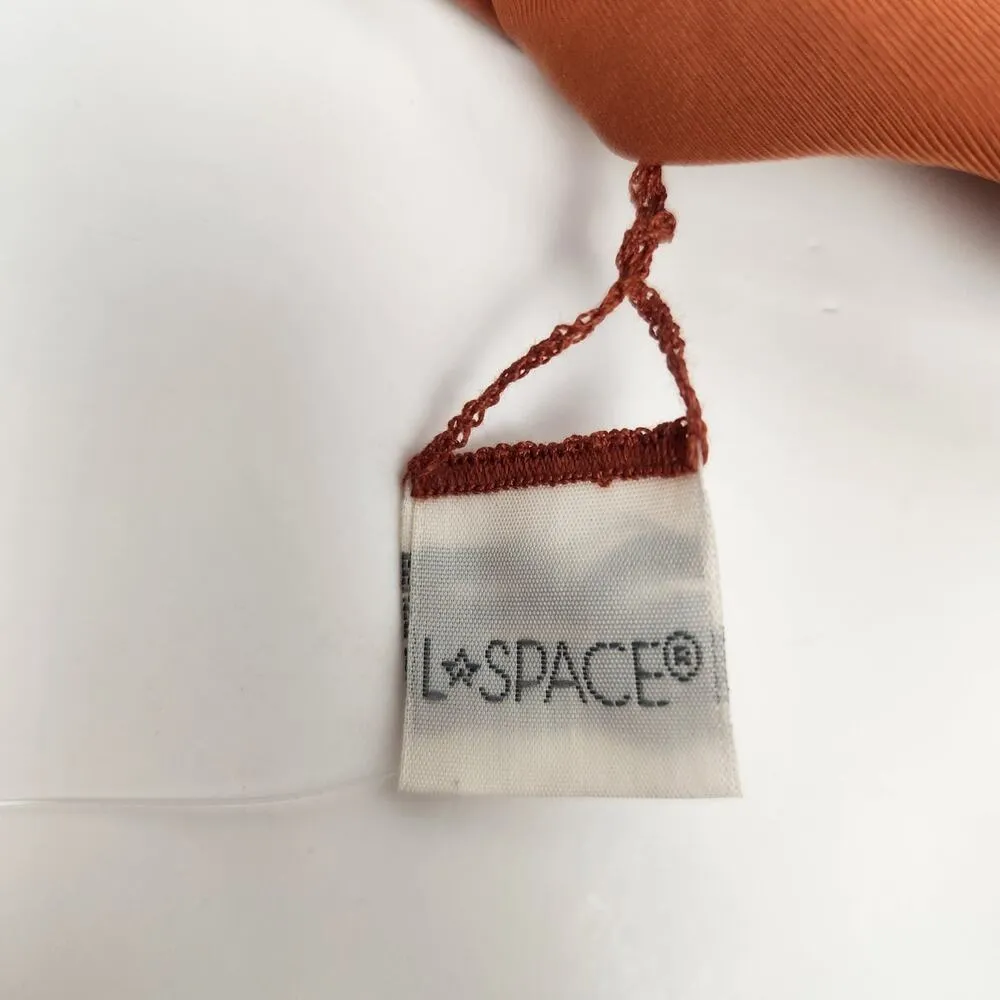 L*Space Lizzie Bikini Top in Amber Brown Size Small NWT - Image 5