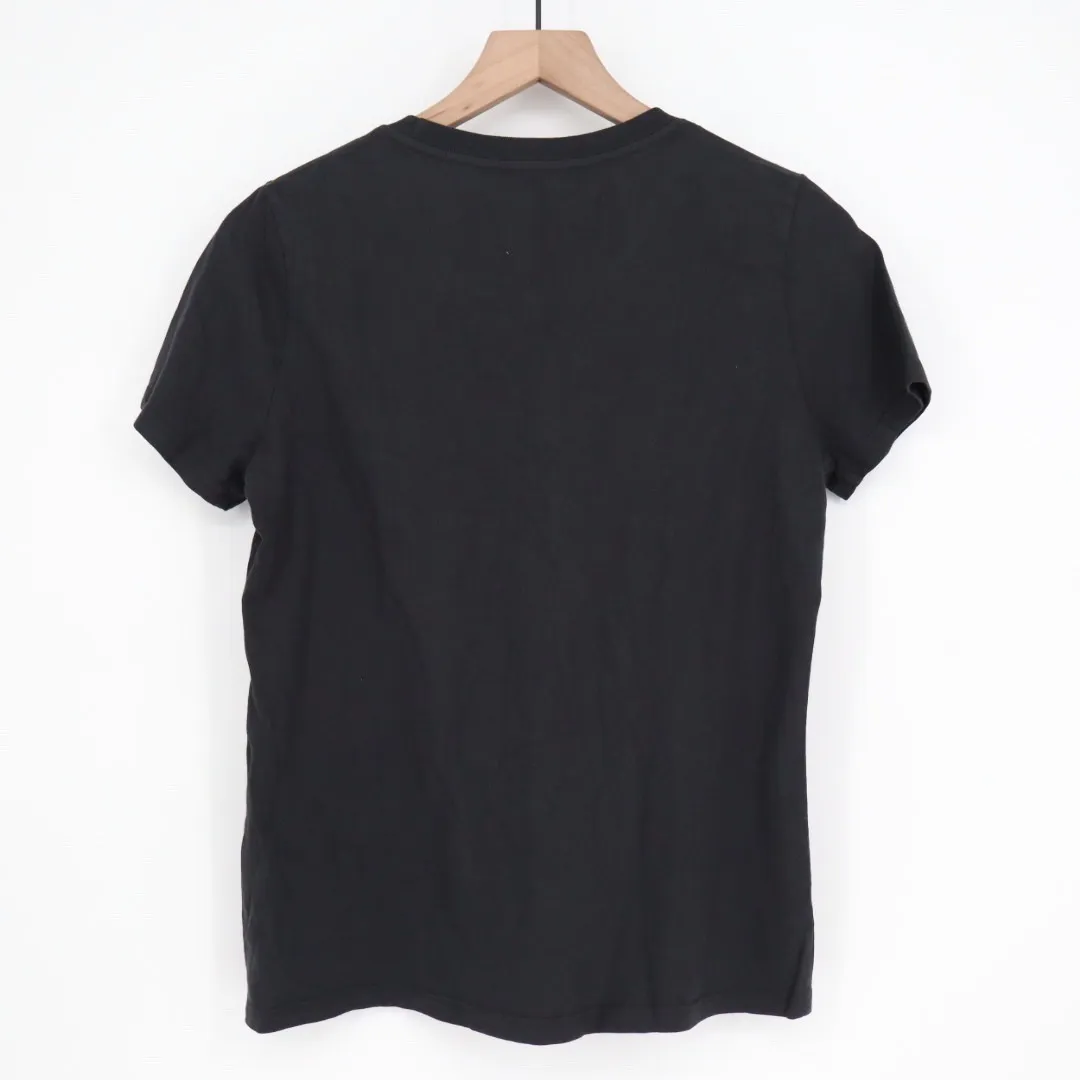 AMERICAN GIANT Classic Black Cotton T Shirt Women's Size S Made in USA - Image 5