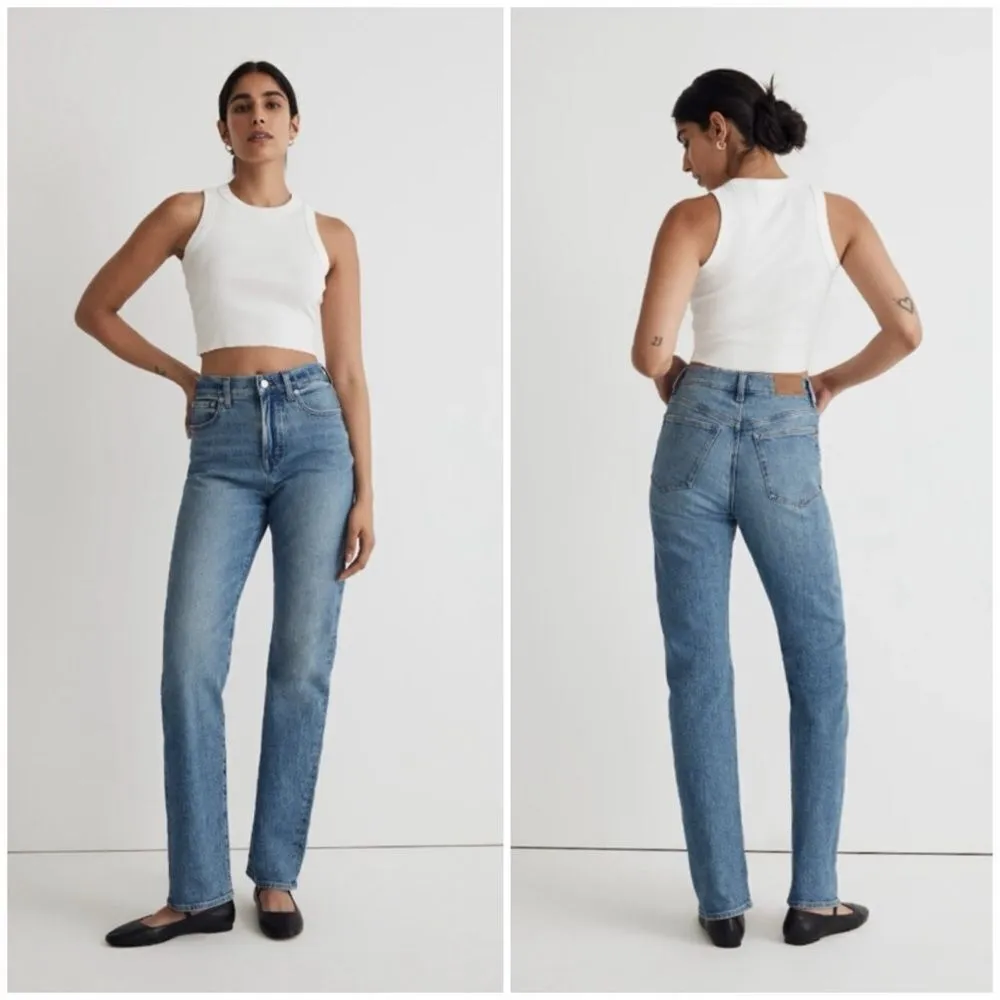 Madewell The '90s Straight Jean in Enmore Wash Size 23 - Image 2
