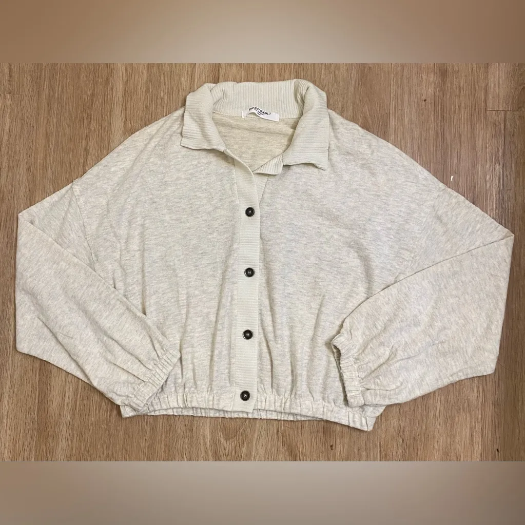 Project Social T Cream Ribbed Sweater - Image 3