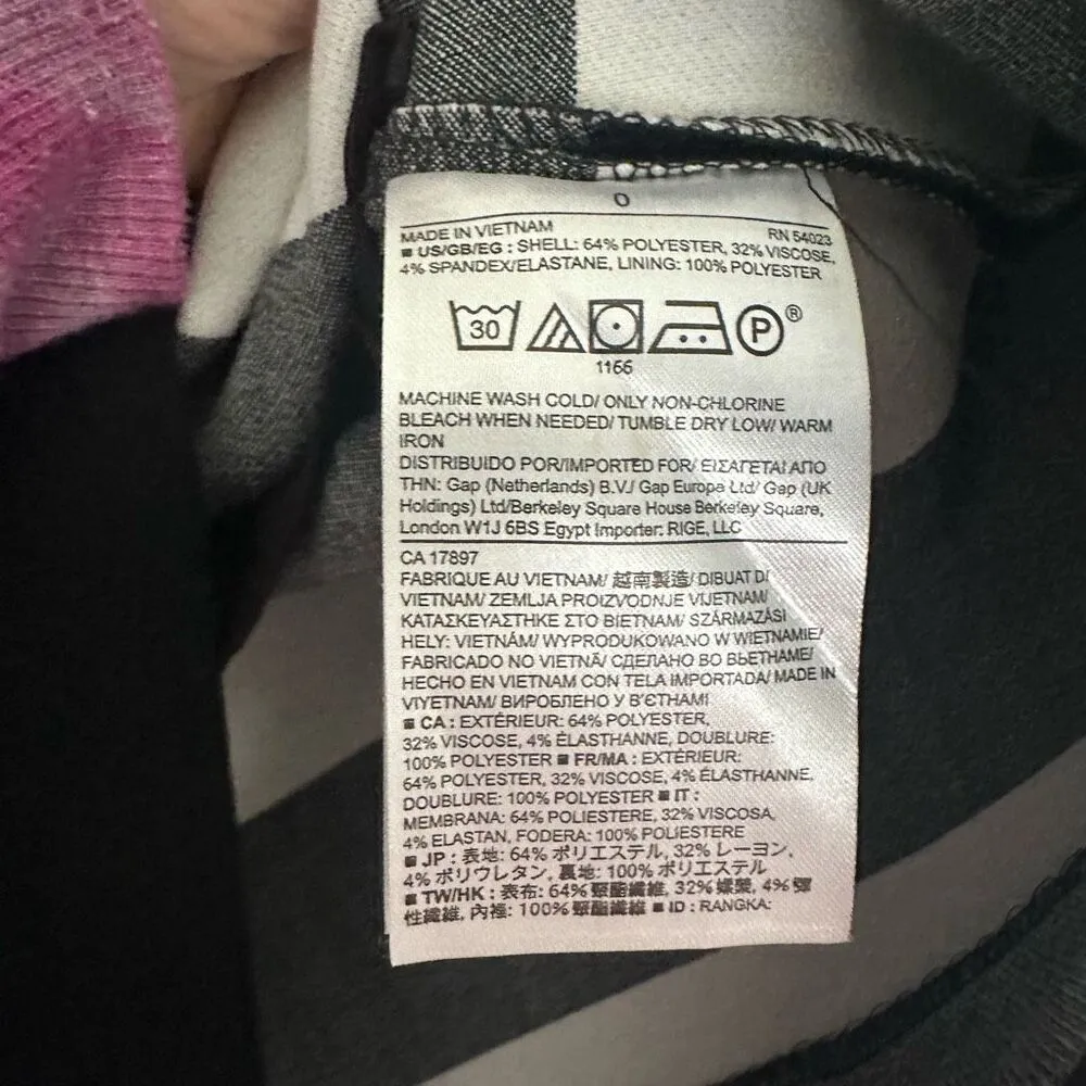 Banana Republic Women’s 0 Striped Career Workwear Dress - Image 3