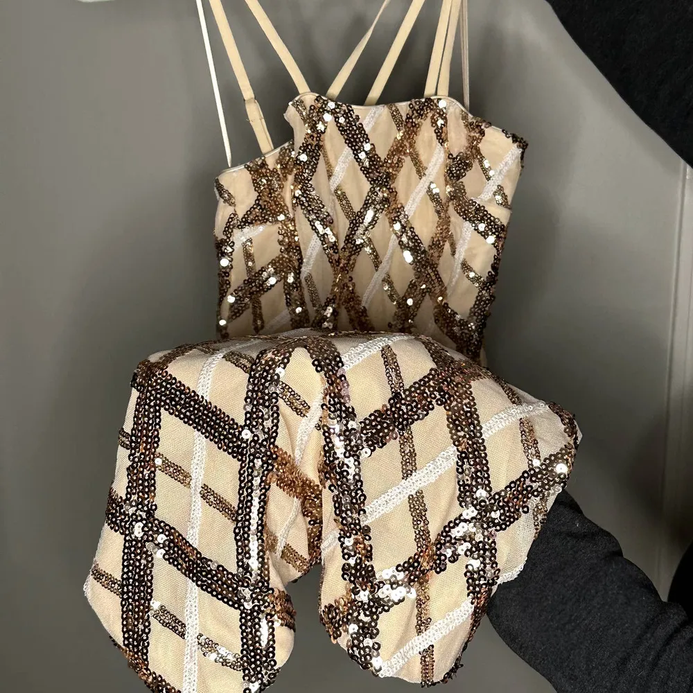 Dress The Population Sequin Bandage Style Multiple Strap Dress size Extra Small - Image 7