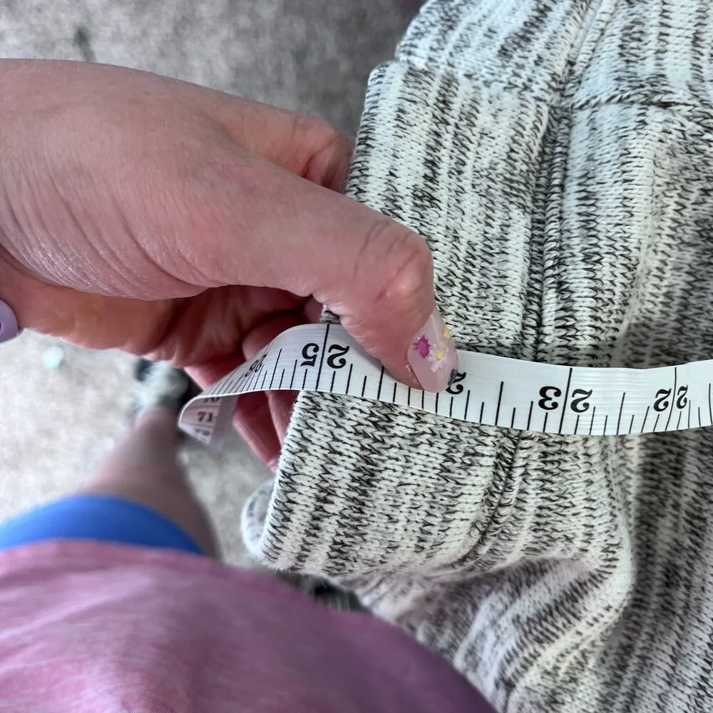 Anthropologie Saturday/Sunday Gray Spacedye Oversized Turtle Neck Sweater Large - Image 6