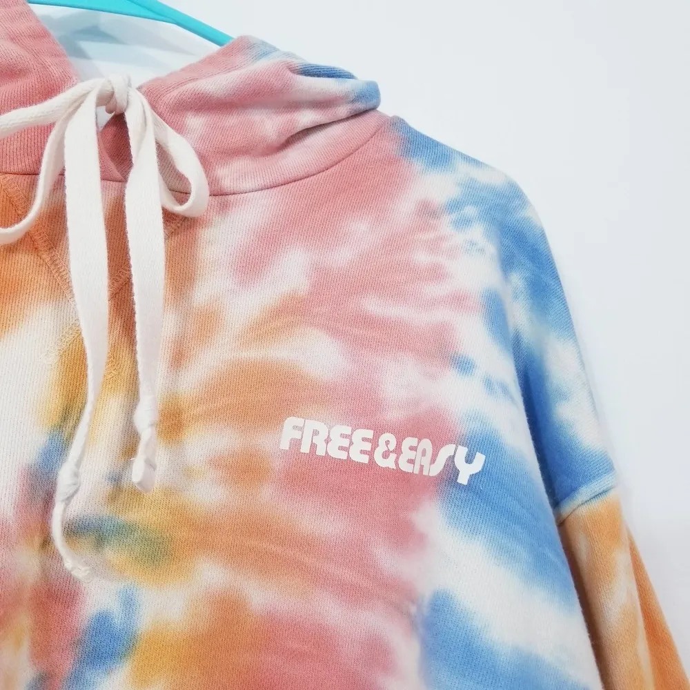 Madewell x Free & Easy  Tie Dye Pullover Hoodie Sweatshirt - Image 4