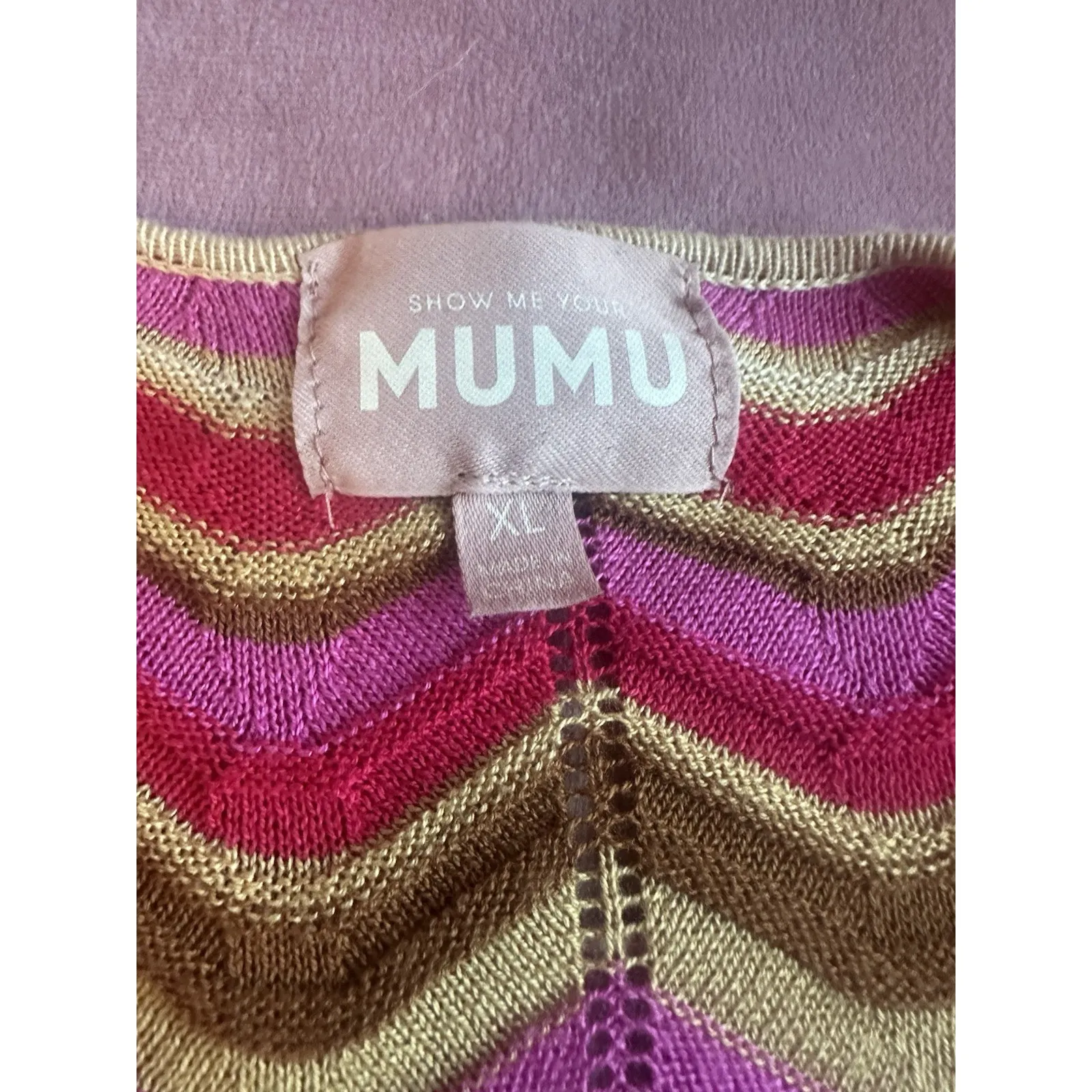 Show Me Your MuMu Go Out Carlo Cut Out Mini Dress Retro Disco size XL - Image 9