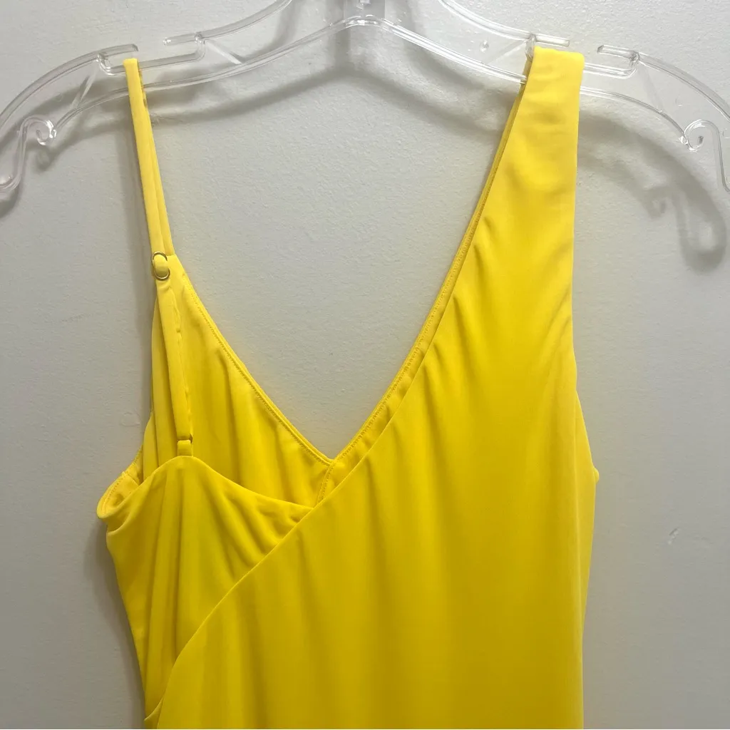 REVOLVE H:ours Jaxton Mini Ruche Dress in Bright Yellow Size M - Image 7