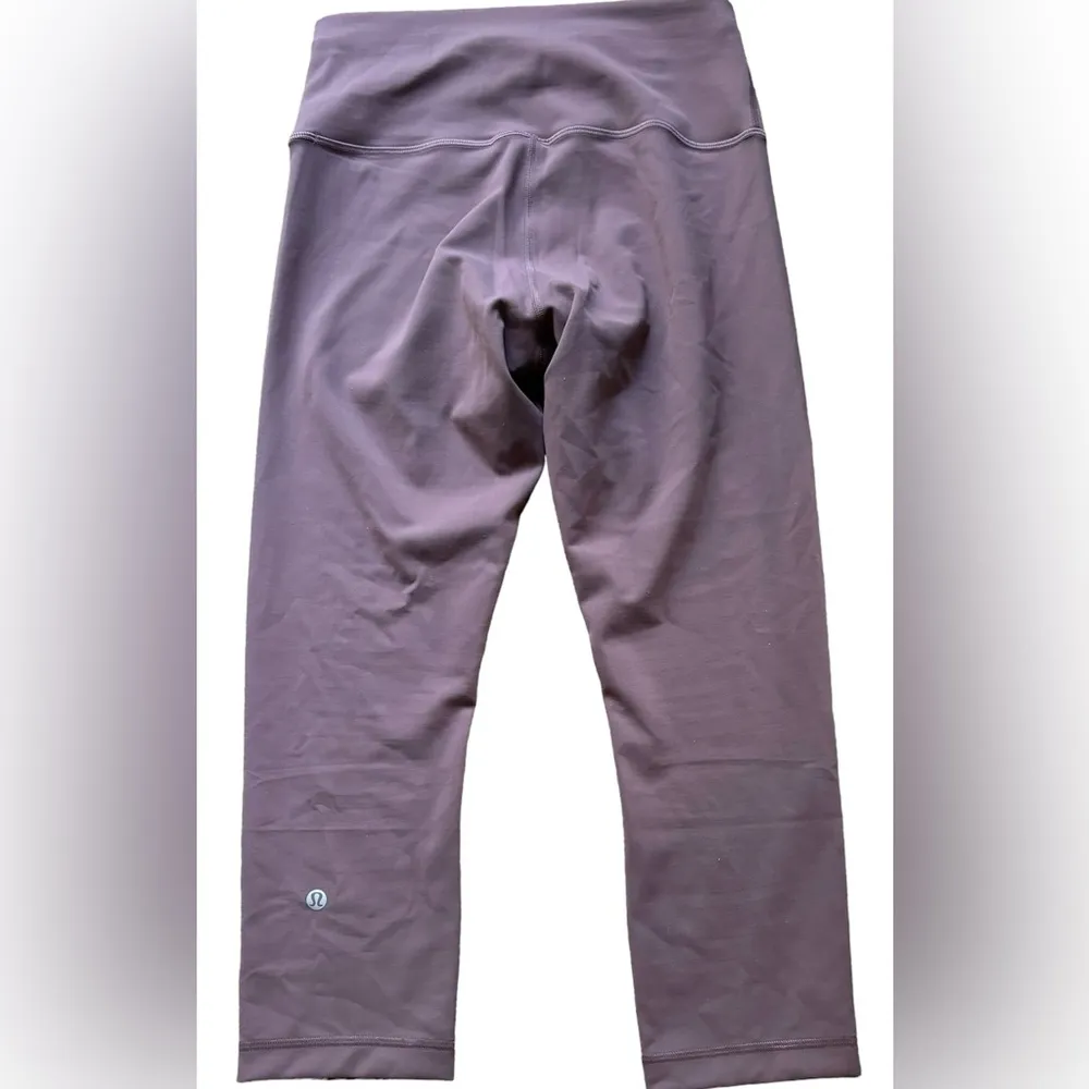 Lululemon Wunder Train High-Rise Crop 21" Dark Oxide size 8 EUC Gym Yoga Run - Image 2