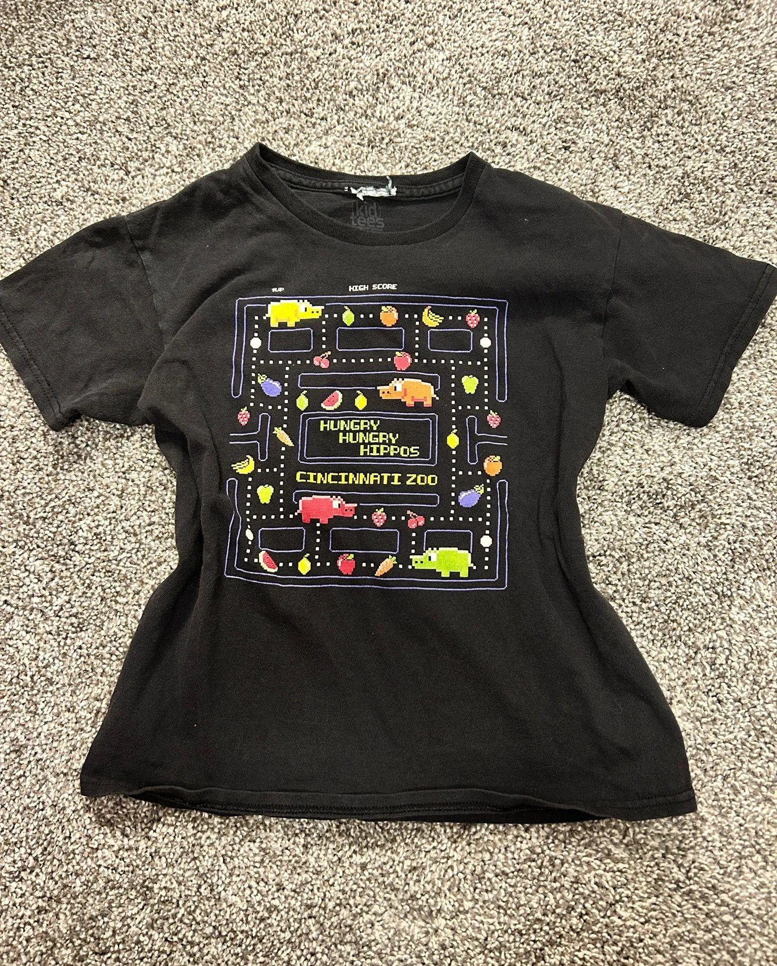 Graphic Baby Tee Black Size XS - Image 1