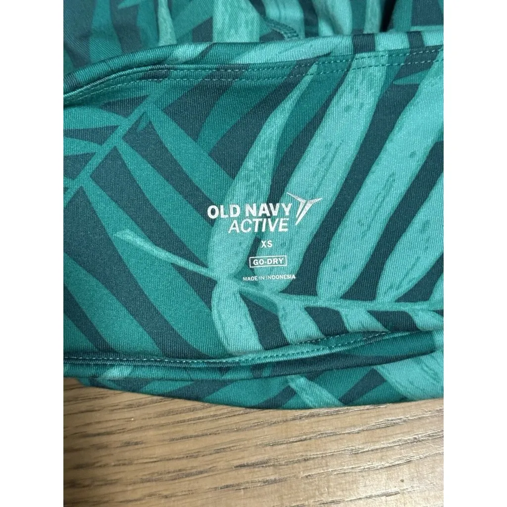 Old Navy Active Leggings Go Dry‎ Women Size XS Floral Tropical Preppy Athleisure - Image 3