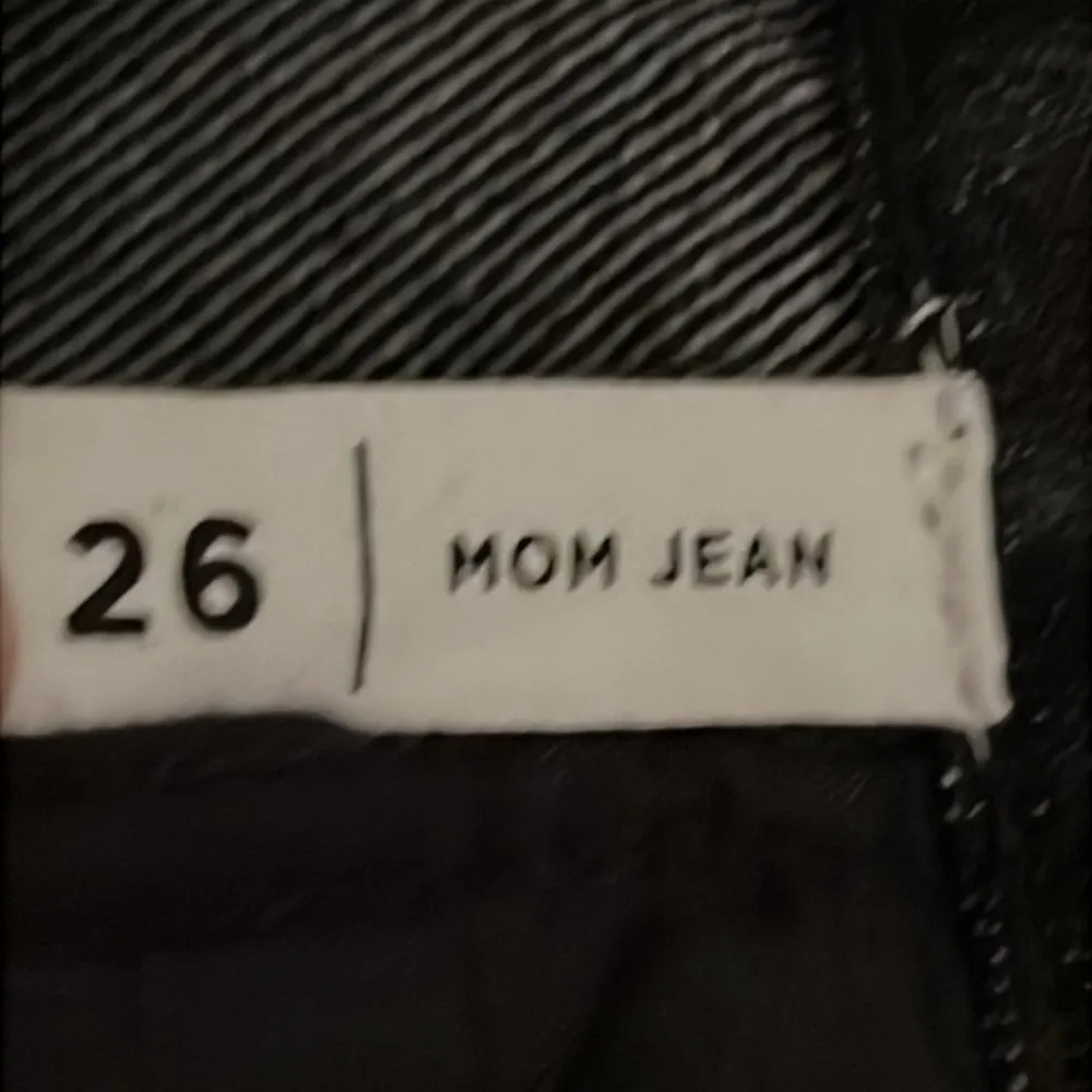 Pacsun Hand Painted Patchwork Black Denim Relaxed Jeans Size 26 - Image 5