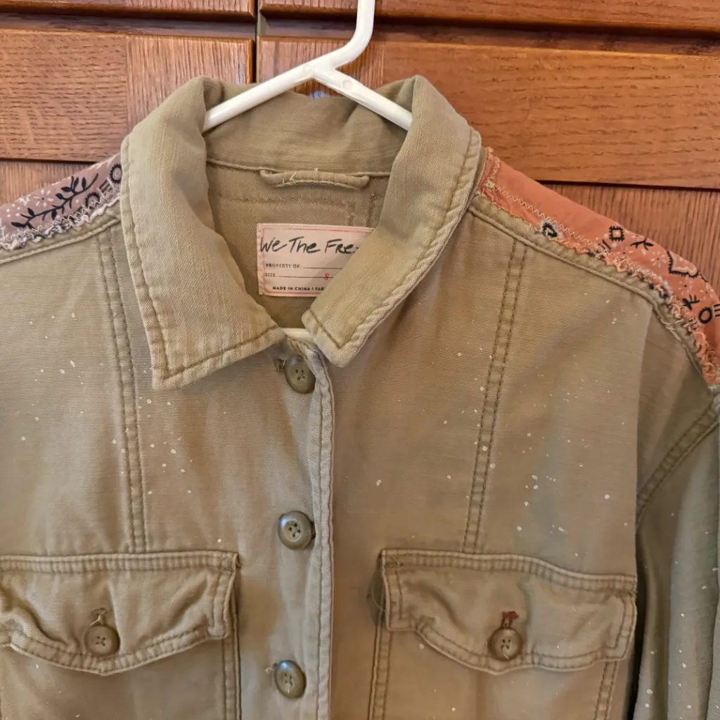 We the Free Swept Up Bandana Shirt Jacket - Image 2