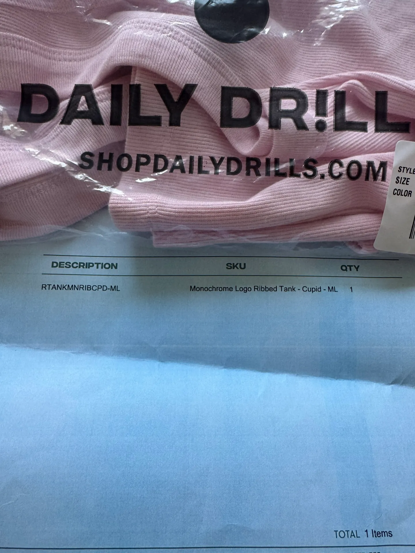 Monochrome Tank- Cupid - Image 8