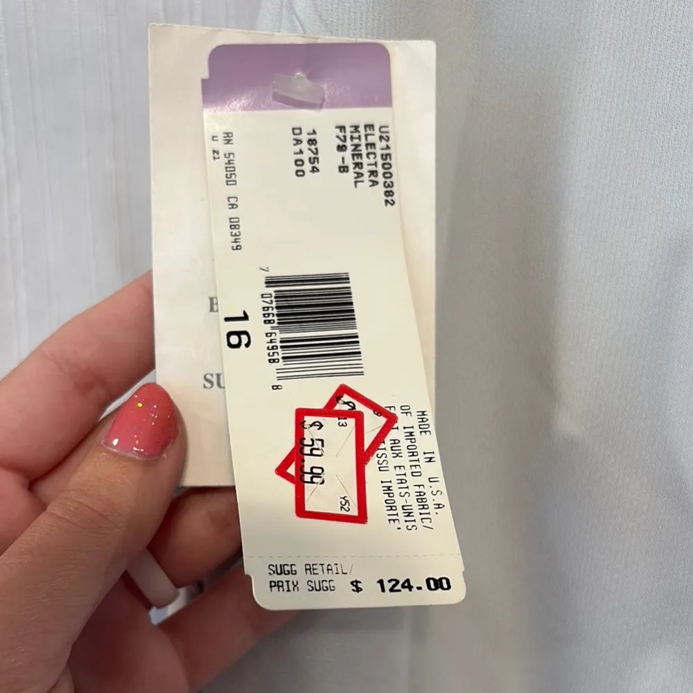 NWT Vintage Jones New York Light Blue Dress Pants - Image 5