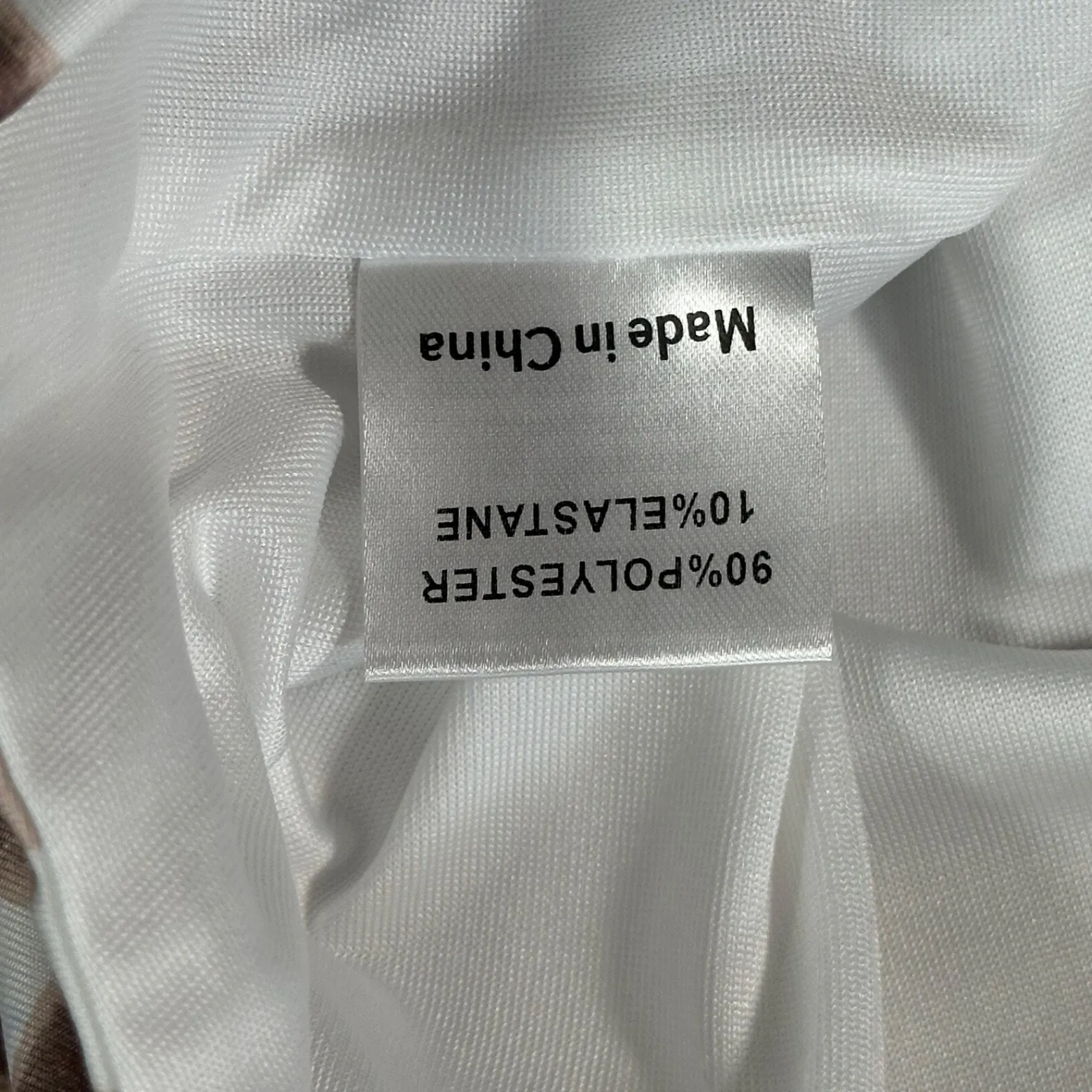 Princess Polly Cazale Strapless Corset Top Brown Check Size 10 New Zipper Crop - Image 8